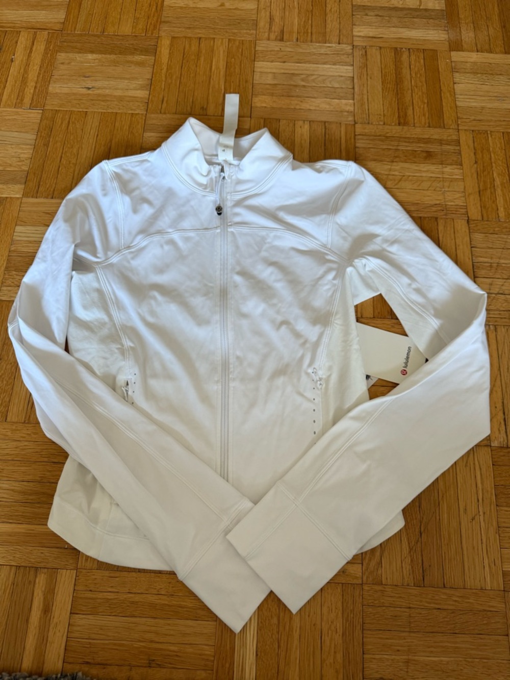 lululemon athletica White Full-Zip Women's Athletic Jacket